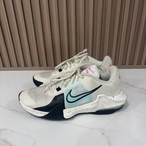 Nike Gray and White Athletic Shoes